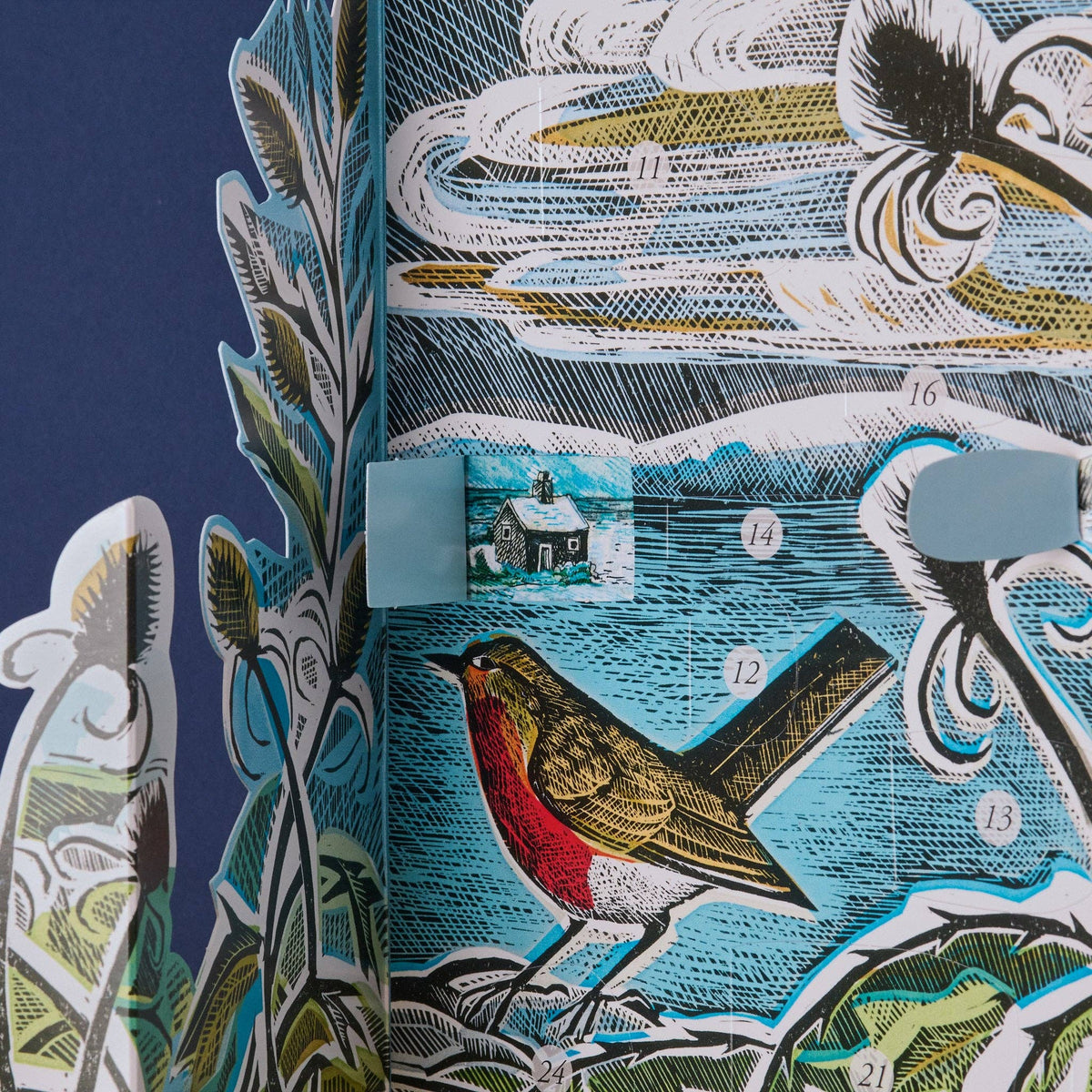 Mid Winter Robin Advent Calendar