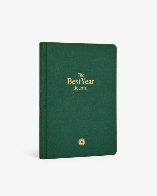 Best Year Journal Green | Guided 12-month planner goals