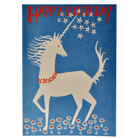 Unicorn Very Large Card Happy Birthday