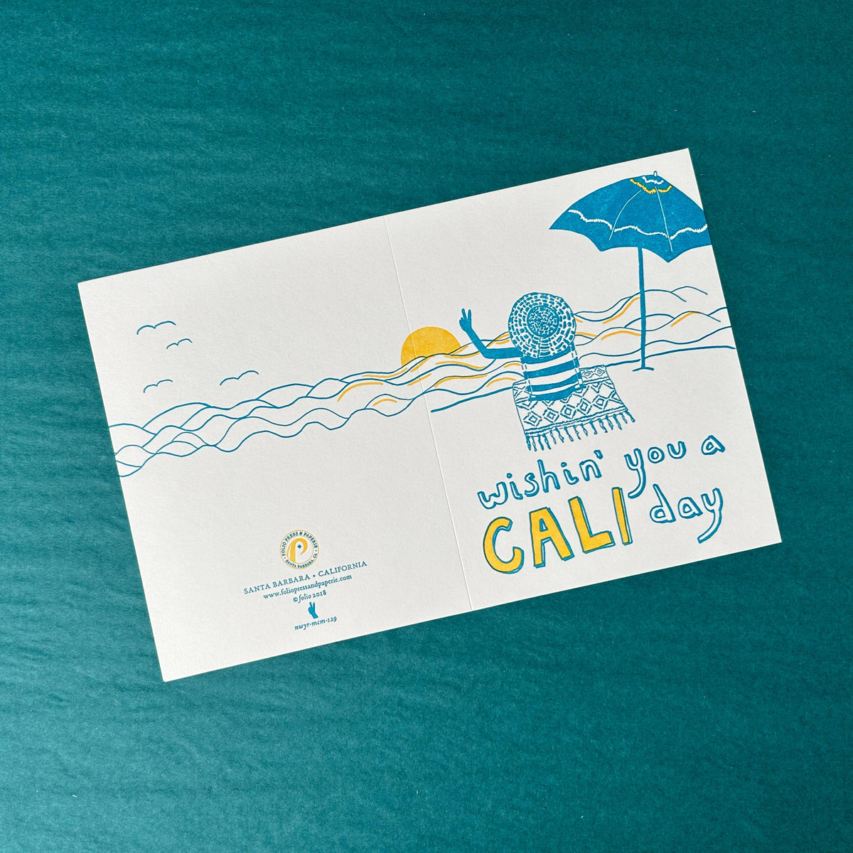 Wishin' You A Cali Day Card