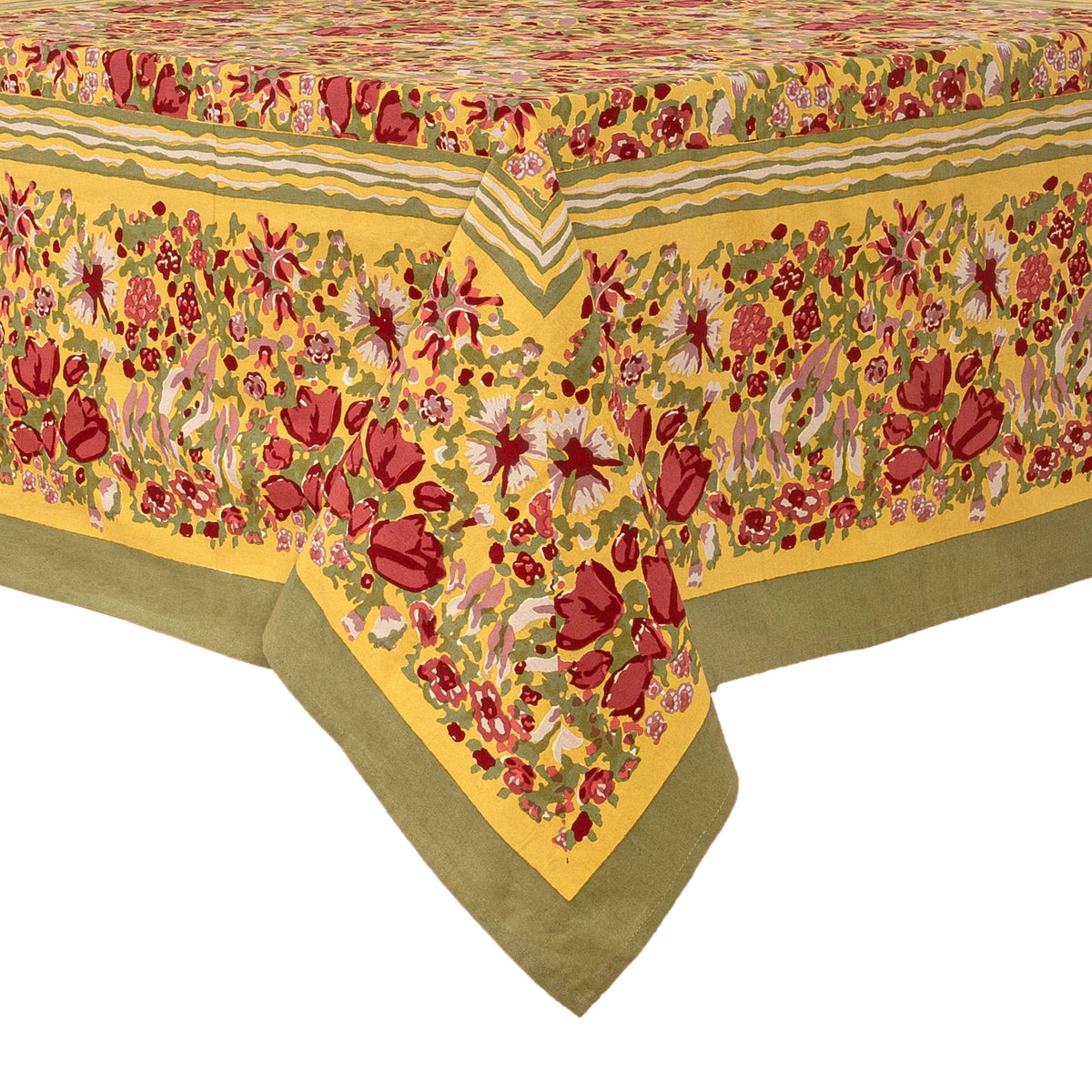 Jardin Red & Green Tablecloth