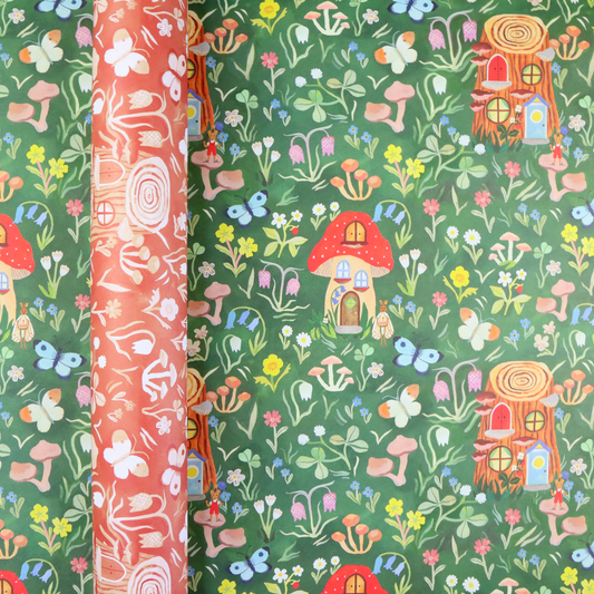 2 Toadstool Meadow Wrap Sheets