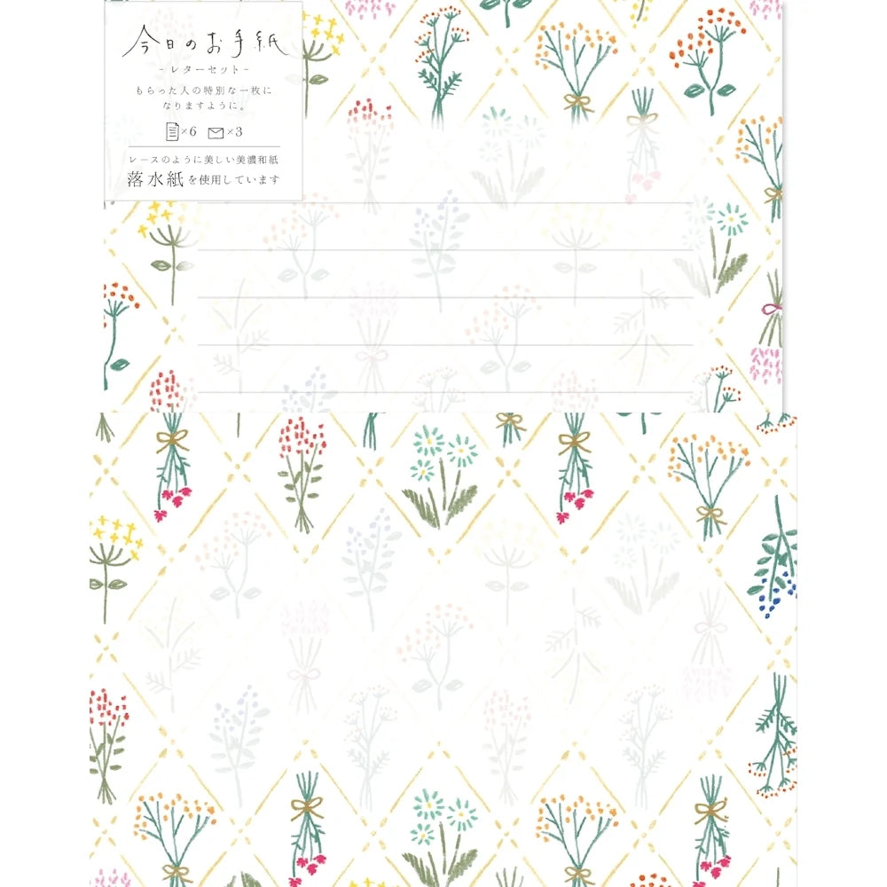 TODAY’S LETTER SET – DRIED FLOWERS