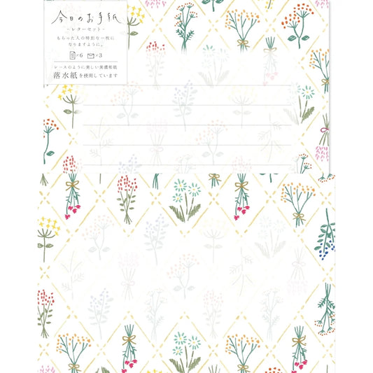 TODAY’S LETTER SET – DRIED FLOWERS