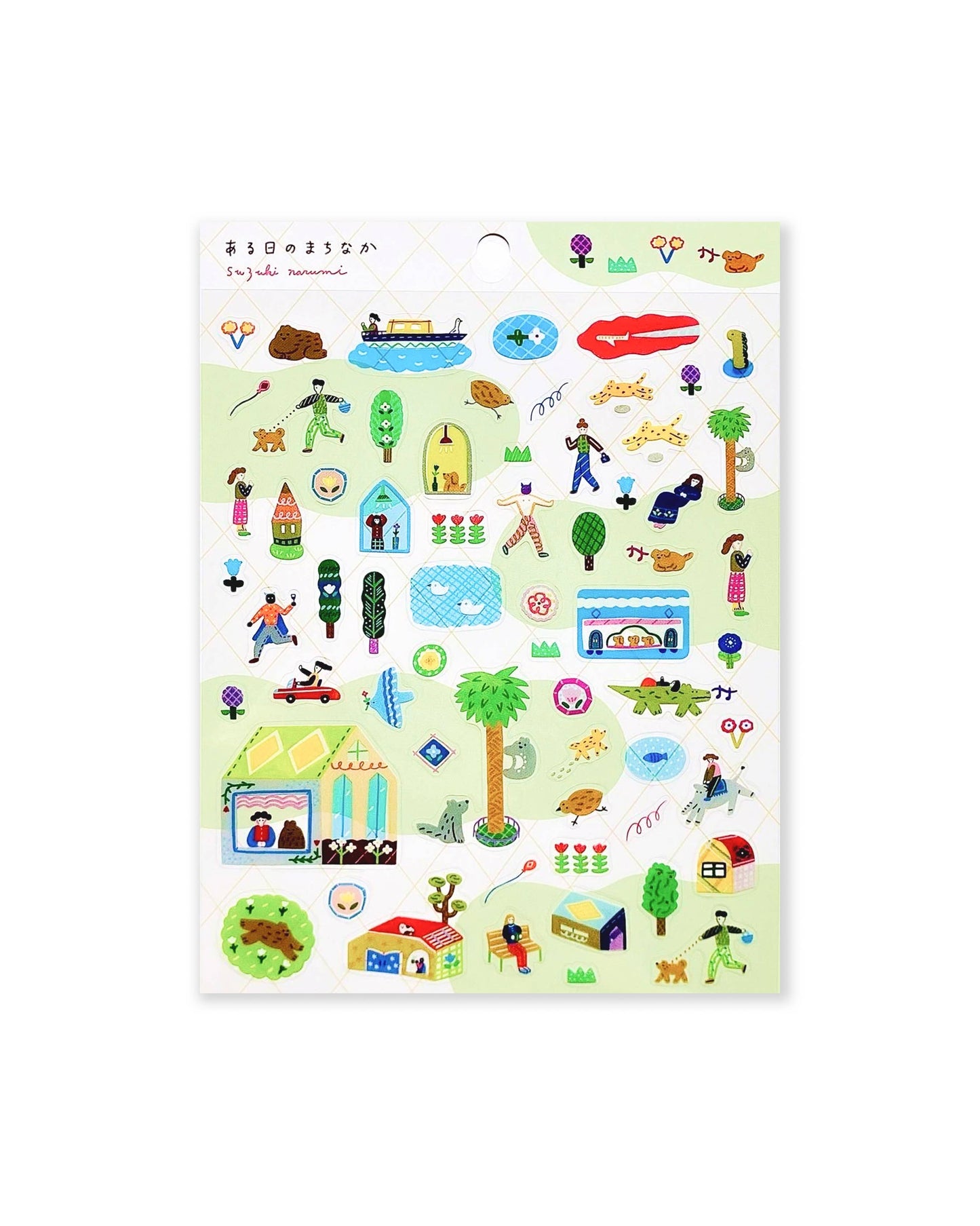 Clear Sticker Sheet - A Day in the City
