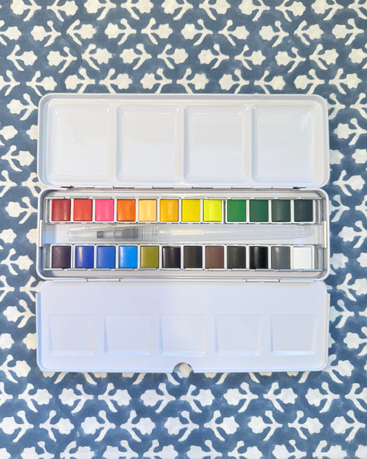 Picnic Watercolor Palette: Twenty-four Paint Colors