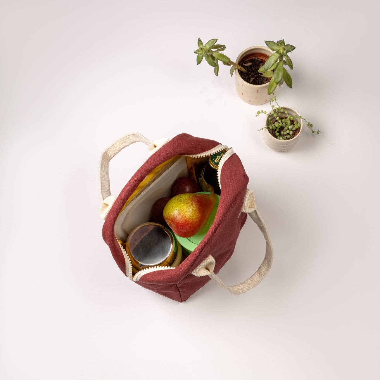 Classic Navy - Zipper Lunch Bag