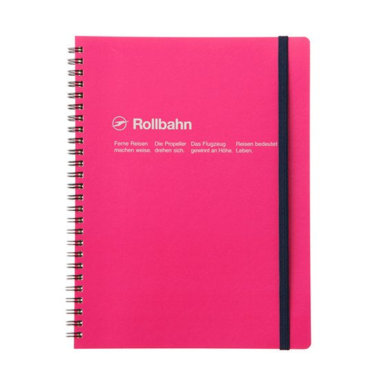 Spiral Notebook, Large (5.5" x 7") - Rose