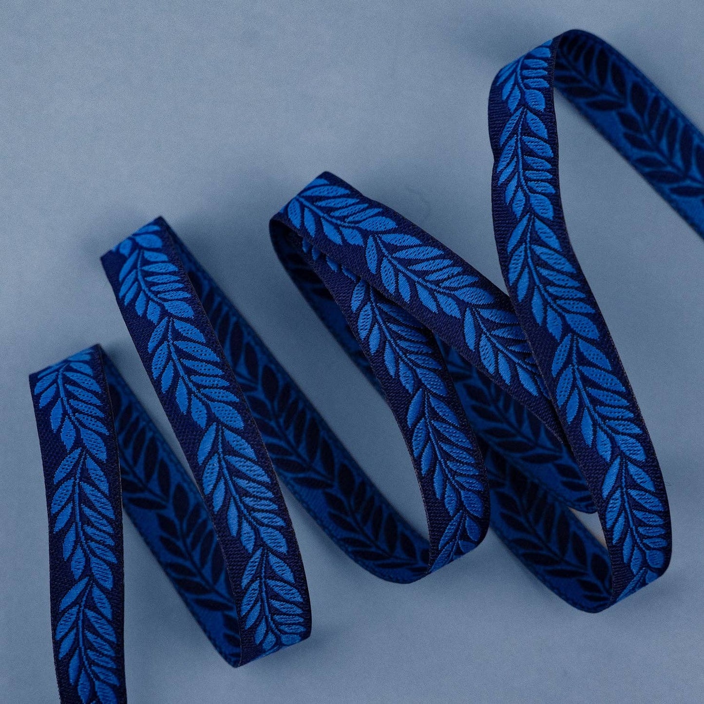 Foliage - Foliage in Indigo - 3/8" width - by Sally Kelly - 5 Yard Spool