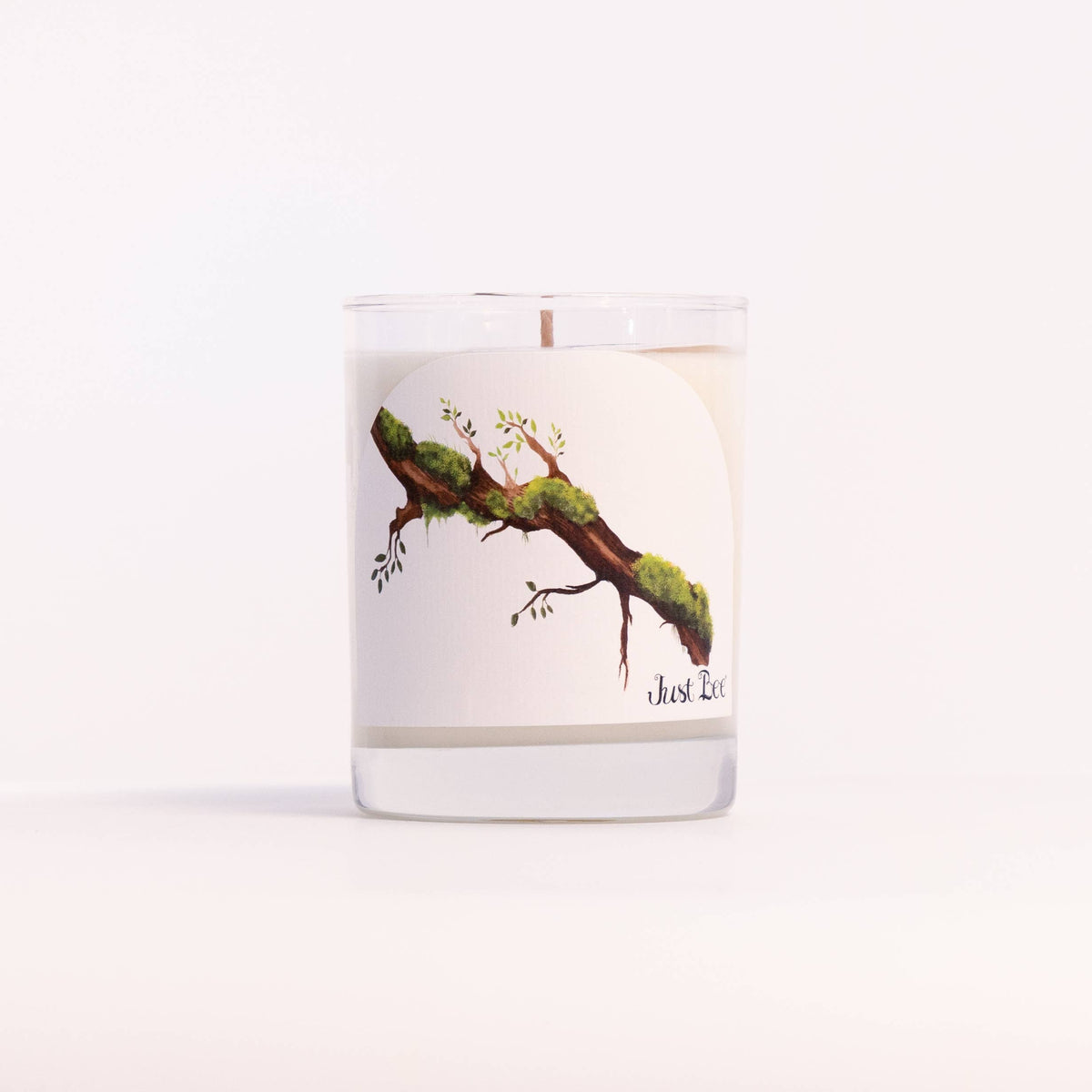 Guaiac Wood & Moss - Large Glass - Just Bee Candle