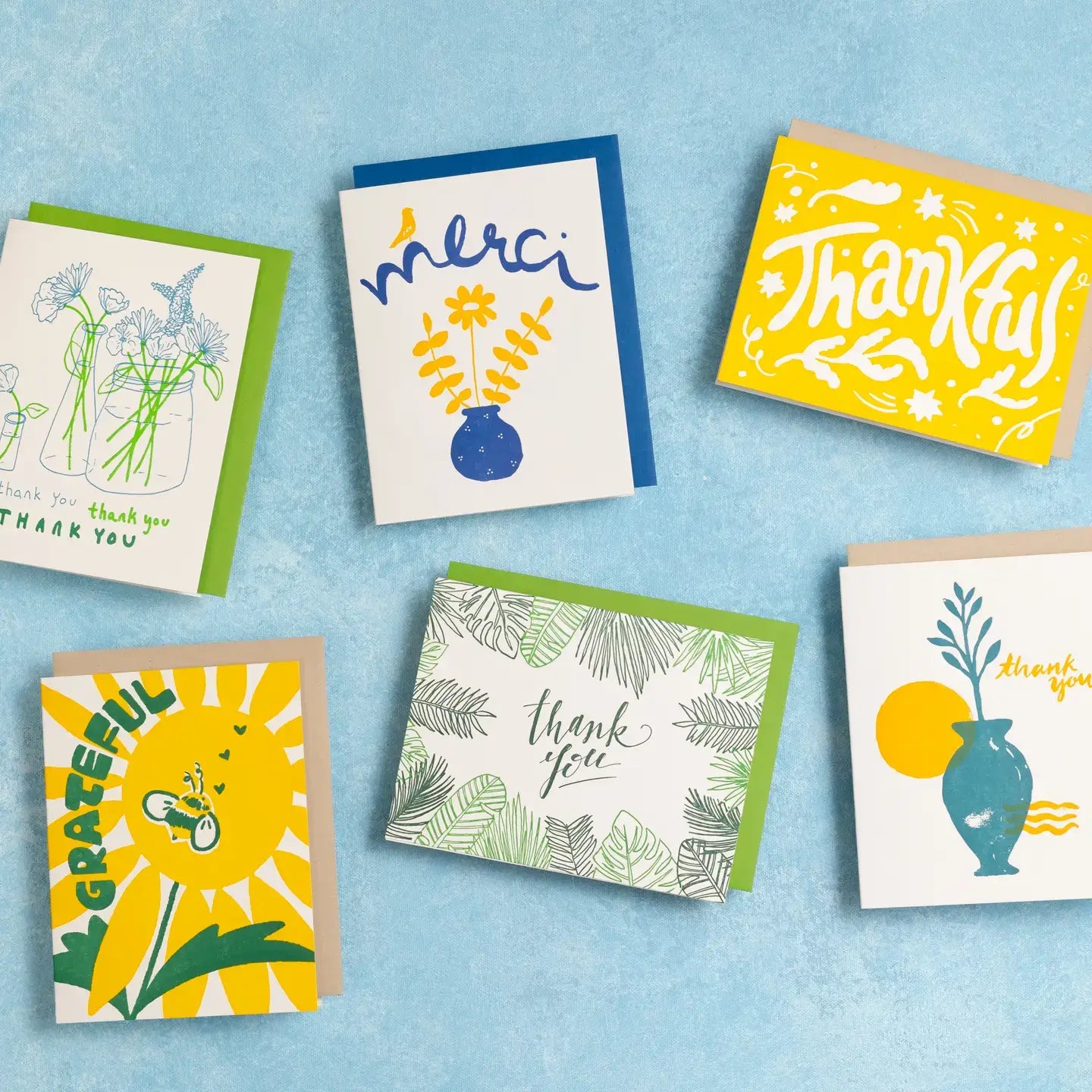 Thank You Flowers Card: Single