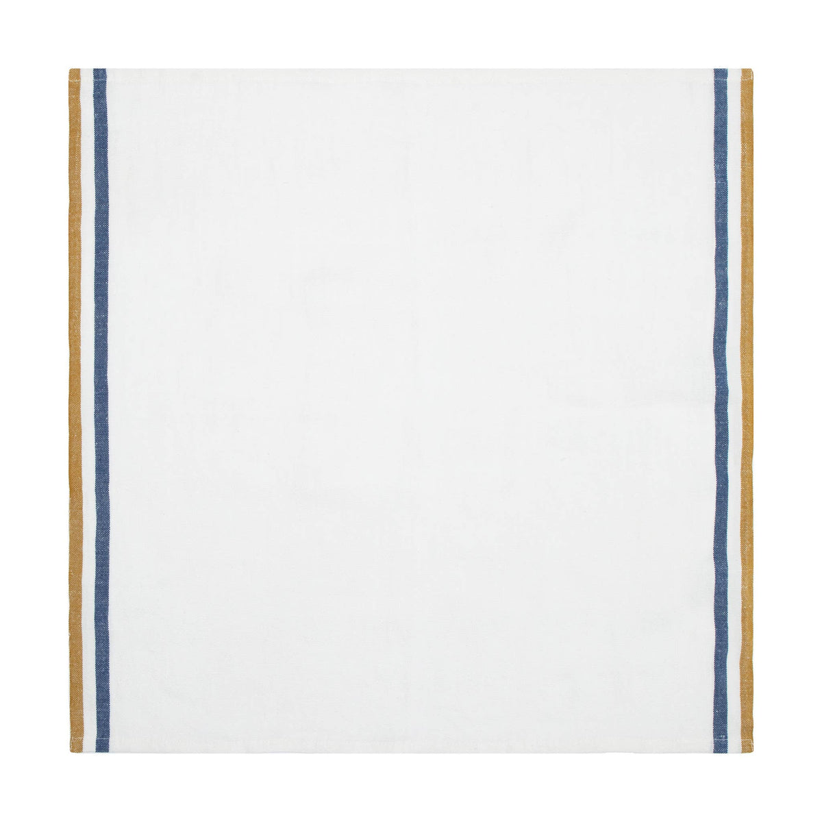 Normandy White - Mustard/White/Blue Stripes Napkins 20x20