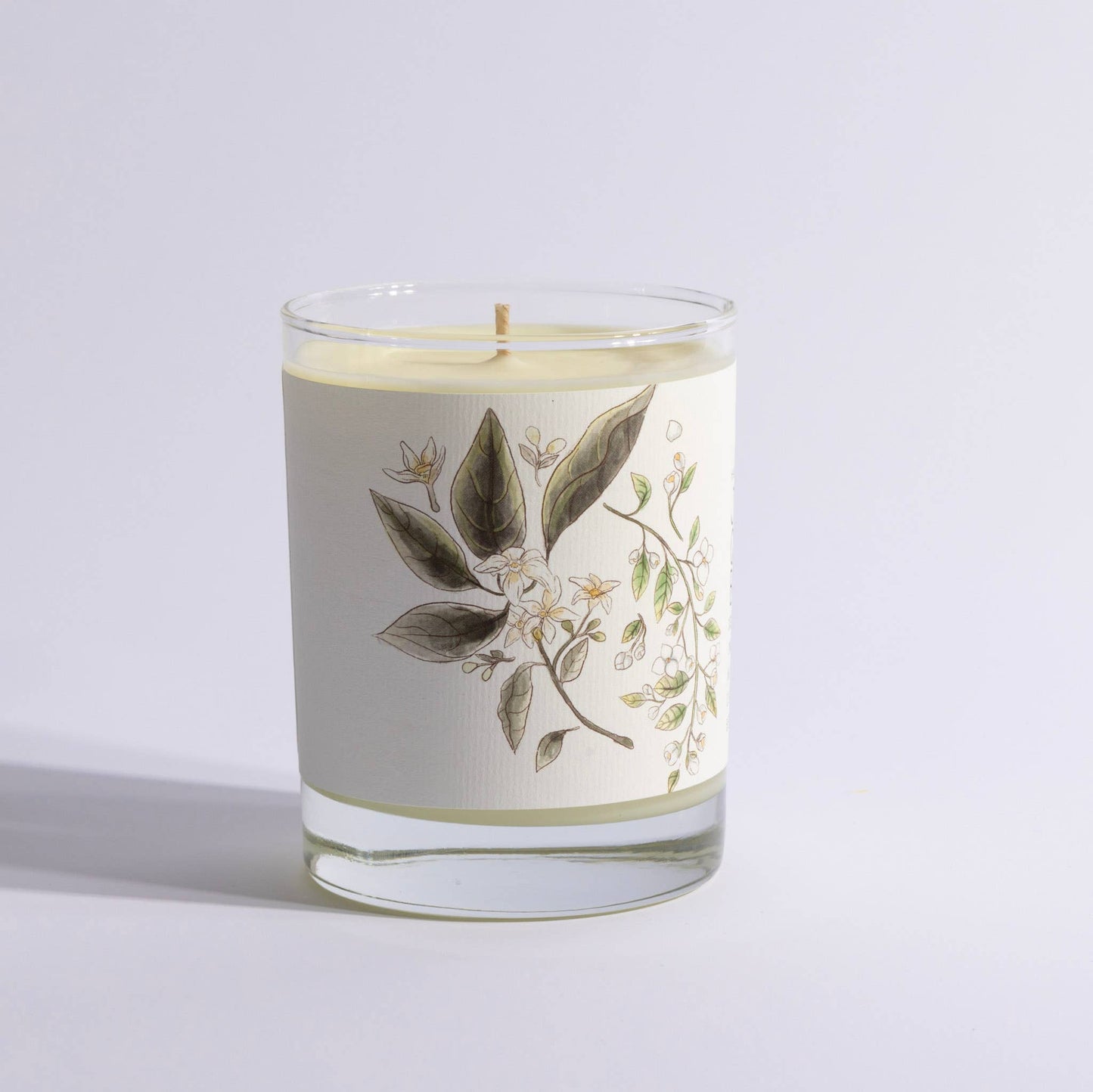 Jasmine and Orange Blossom - Large Glass Candle