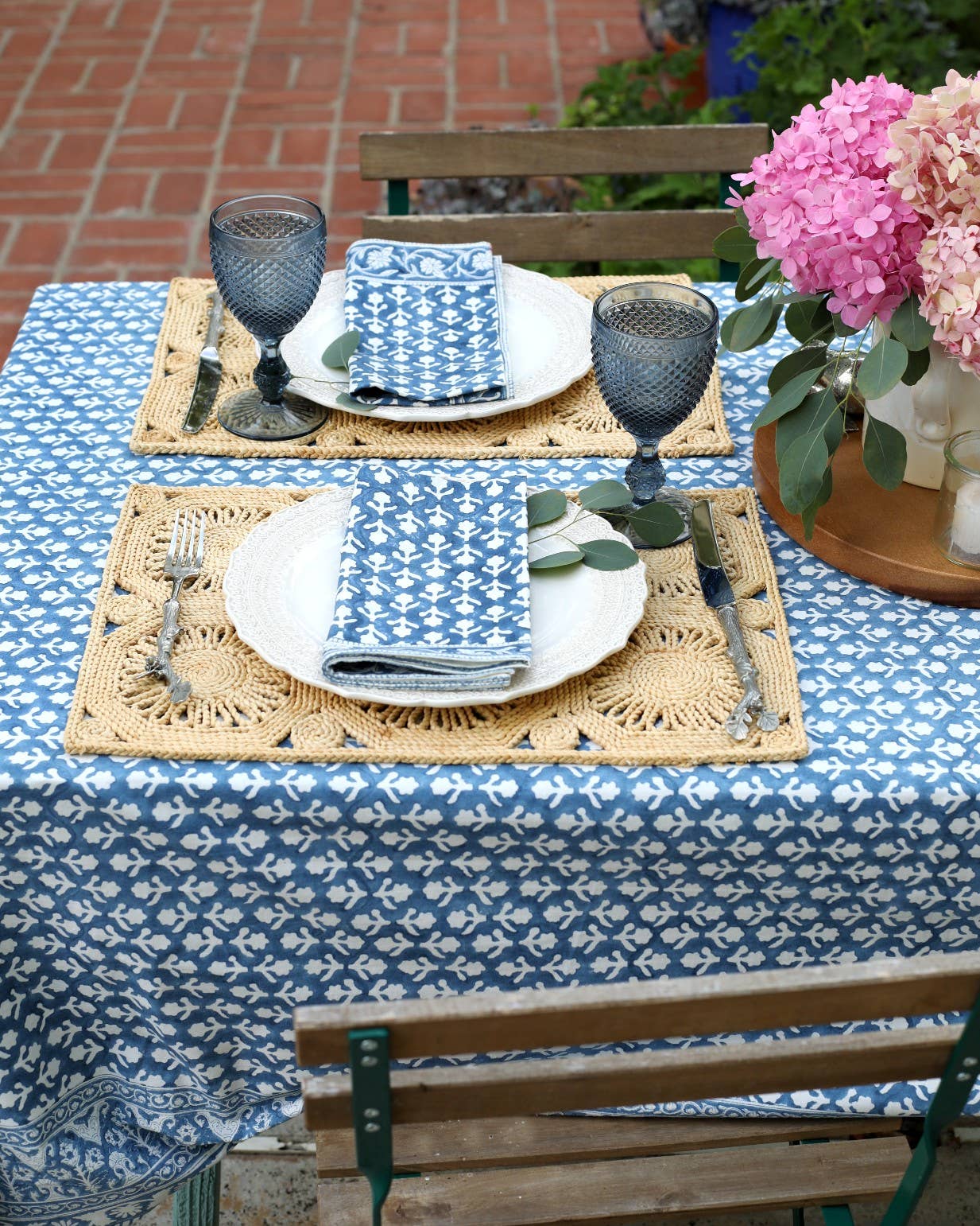Indigo Napkin Charlotte, Set of 4