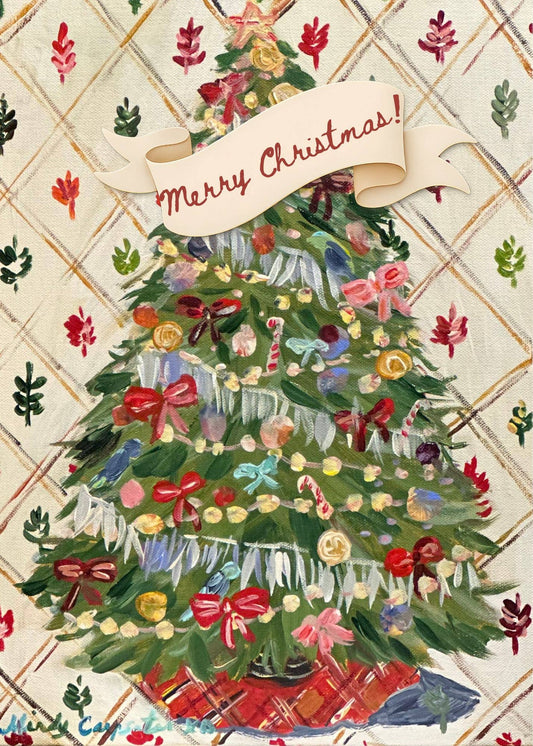 Merry Christmas O'Tannenbaum Greeting Card