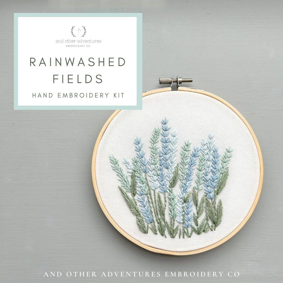 Hand Embroidery KIT - Rainwashed Fields