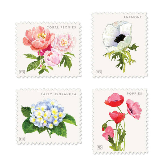 Forever Spring - Decorative Labels - Flower stickers