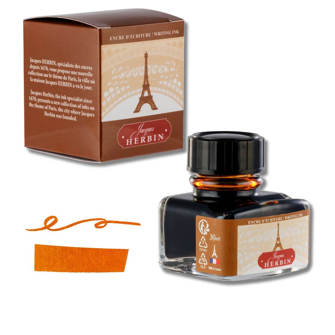 Jacques Herbin "Paris Collection" Fountain Pen Inks : Rue de la Verrerie Blue