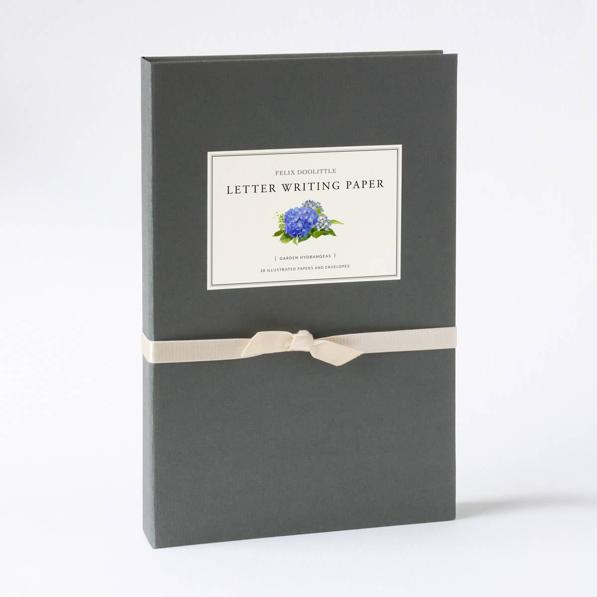 Garden Hydrangeas - Letter Writing Paper - Blue Flowers