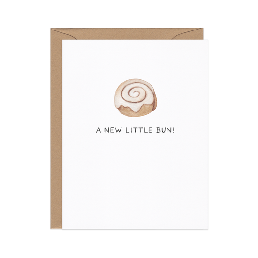 A New Little Bun — New Parents / New Baby Card