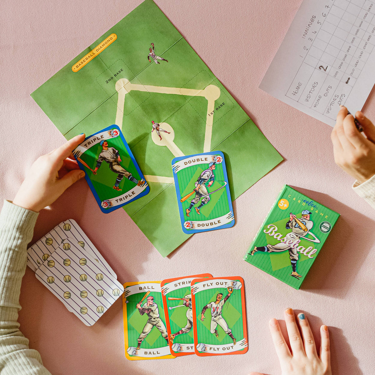 Baseball Playing Cards - eeBoo