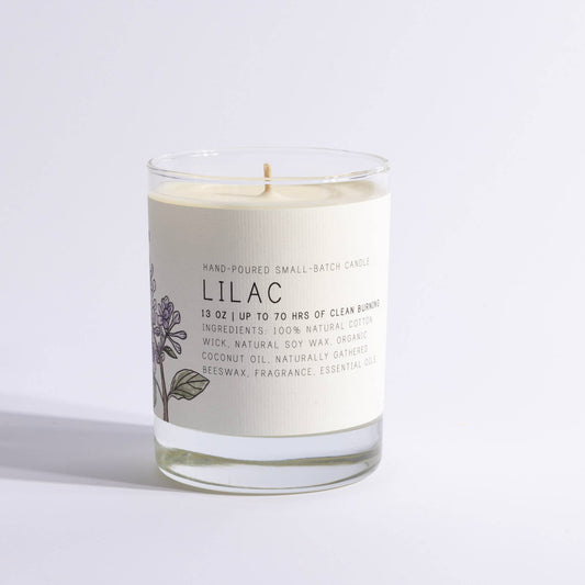 Lilac - Large Glass Candle