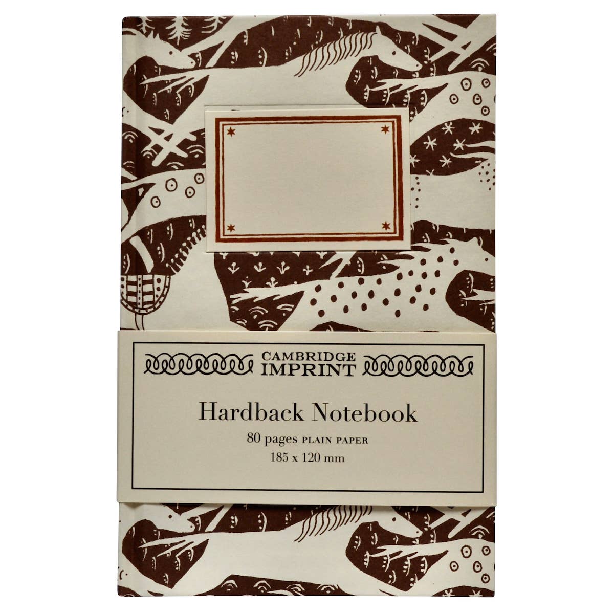 Hardback Notebook Horses Chocolate