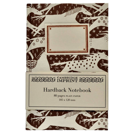 Hardback Notebook Horses Chocolate