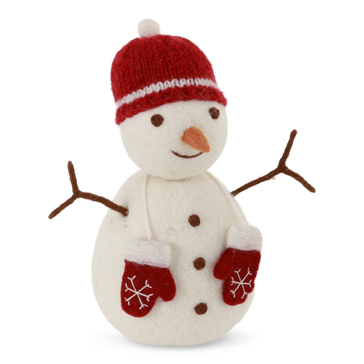 Big Snowman w/Red Hat & Mittens