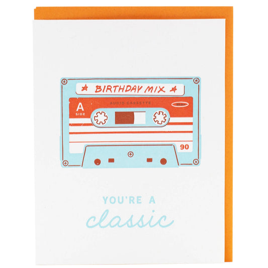 Cassette Tape Birthday Card