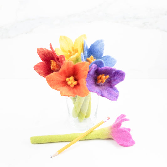 Flower Felt Pencil Topper