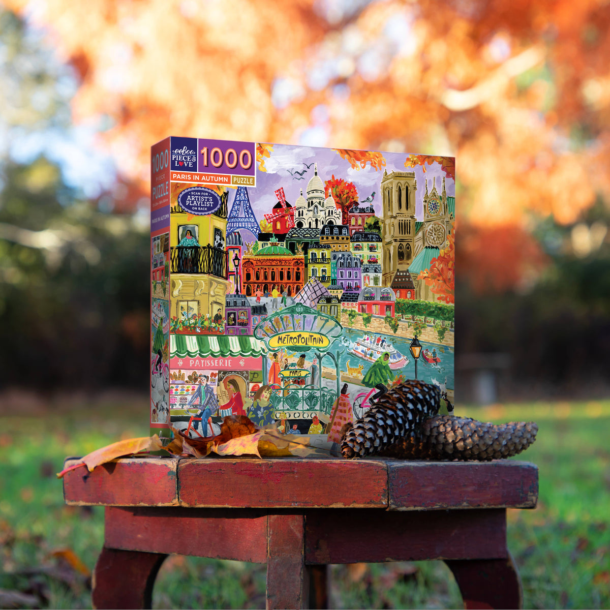 Paris in Autumn 1000 Piece Puzzle