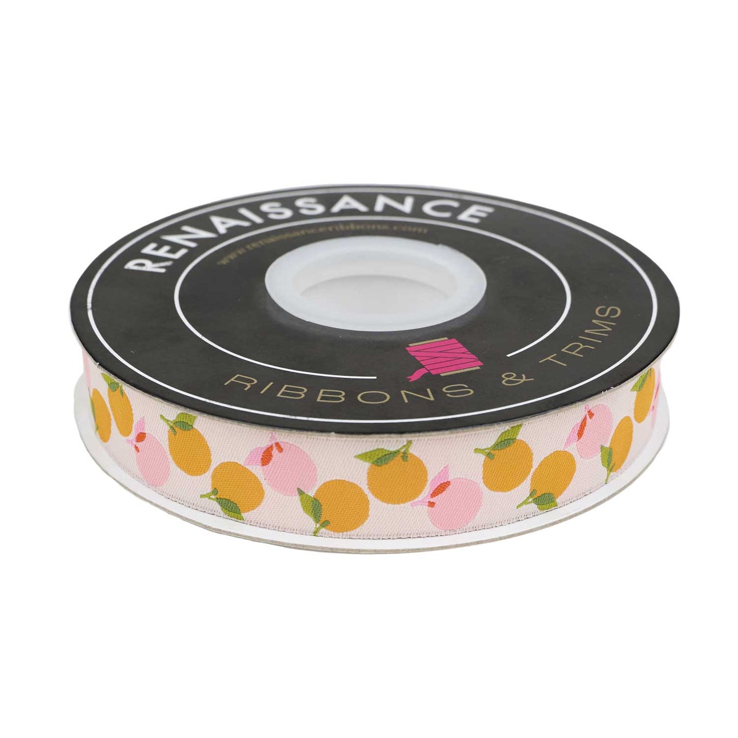 Best Day - Oranges in Natural 7/8" - by Melody Miller - 5 Yard Spool