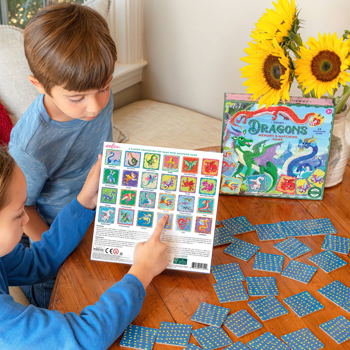 Dragons Shiny Memory & Matching Game