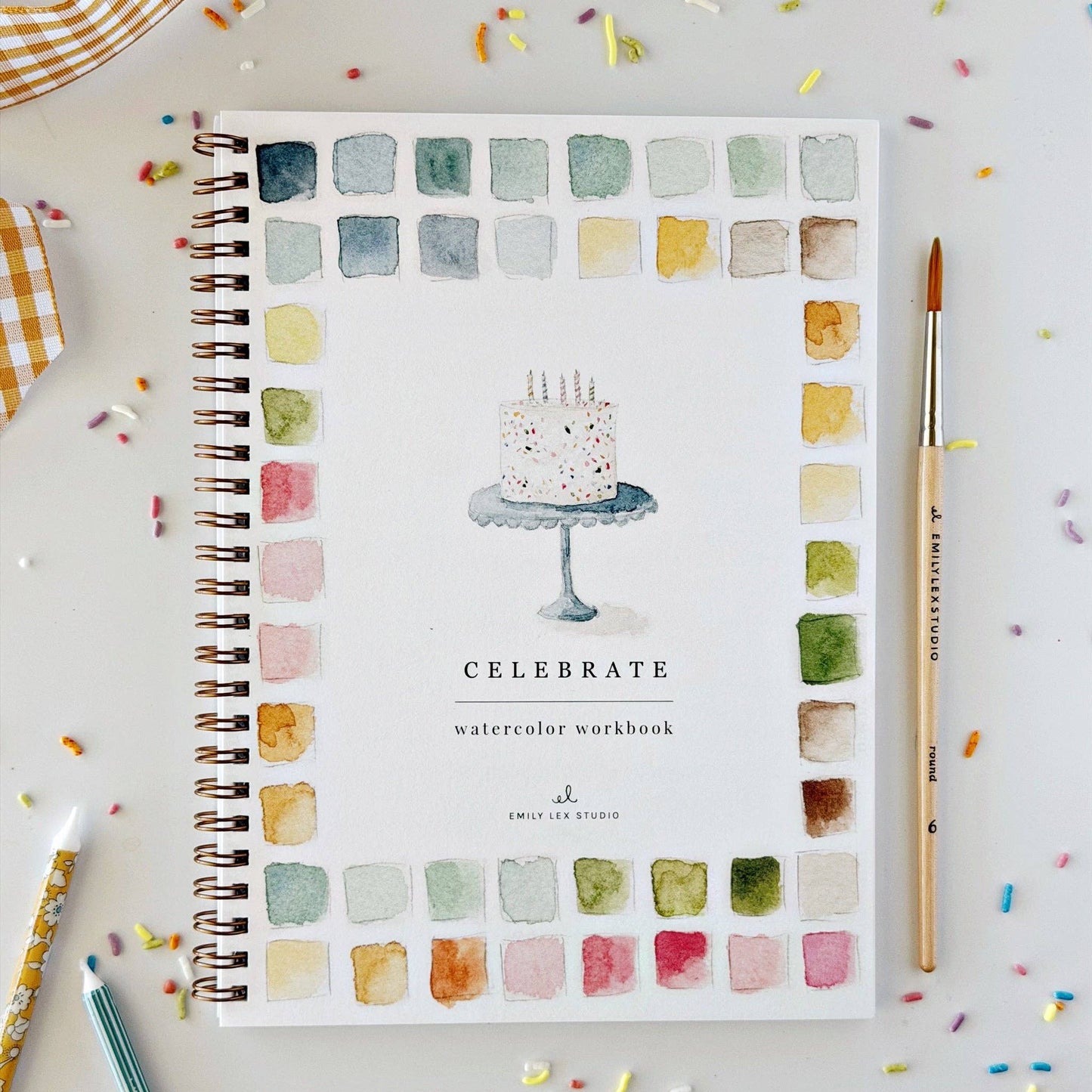 Celebrate watercolor workbook