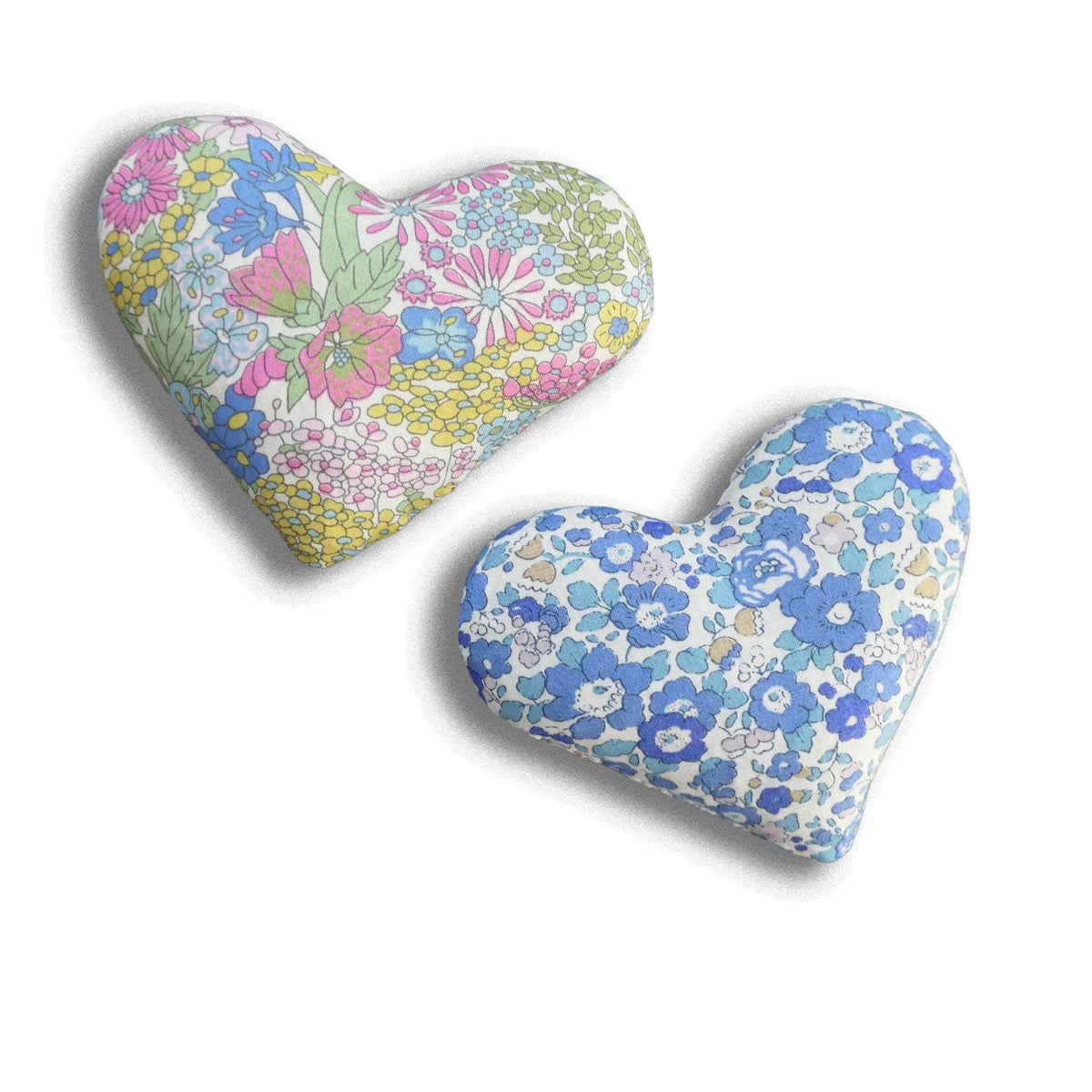 Box of 2 Cotton Lavender Hearts - Jack & Jill