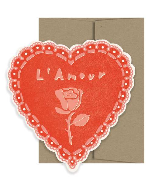 Amour Collection - L'amoure Heart Card