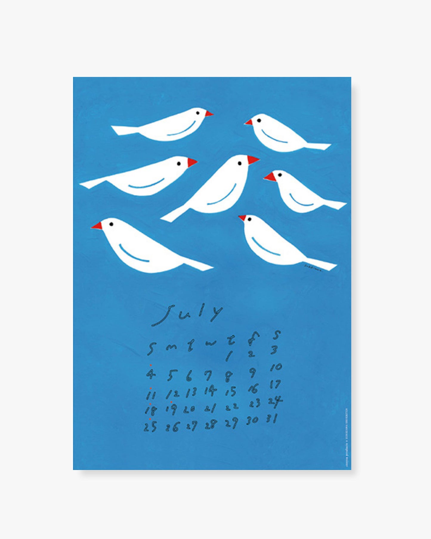 2027 Wall Calendar - Subikiawa