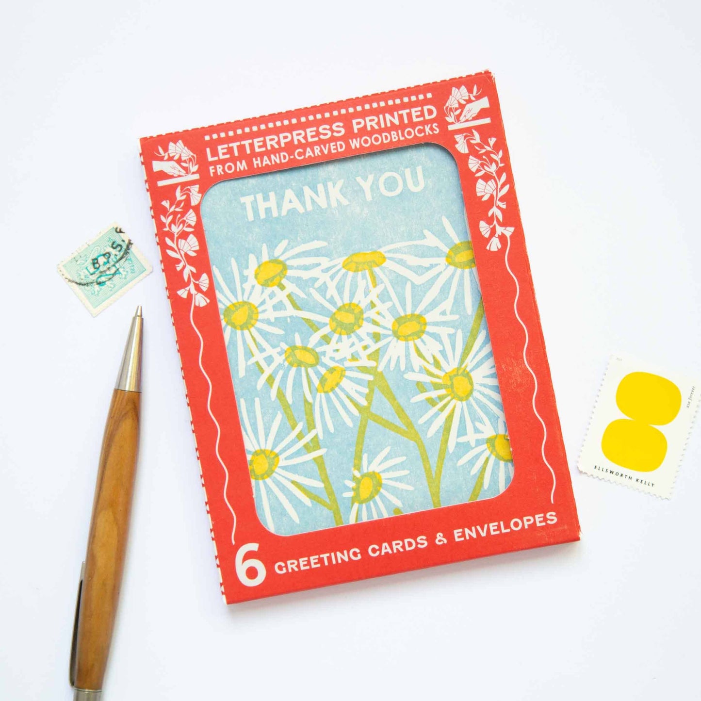 Daisies Thank You Card -Boxed Set of 6