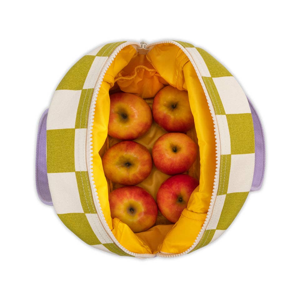 Checks Pear - Zipper Lunch Bag