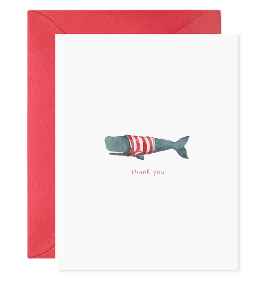 Whale Thanks | Thank You Greeting Card