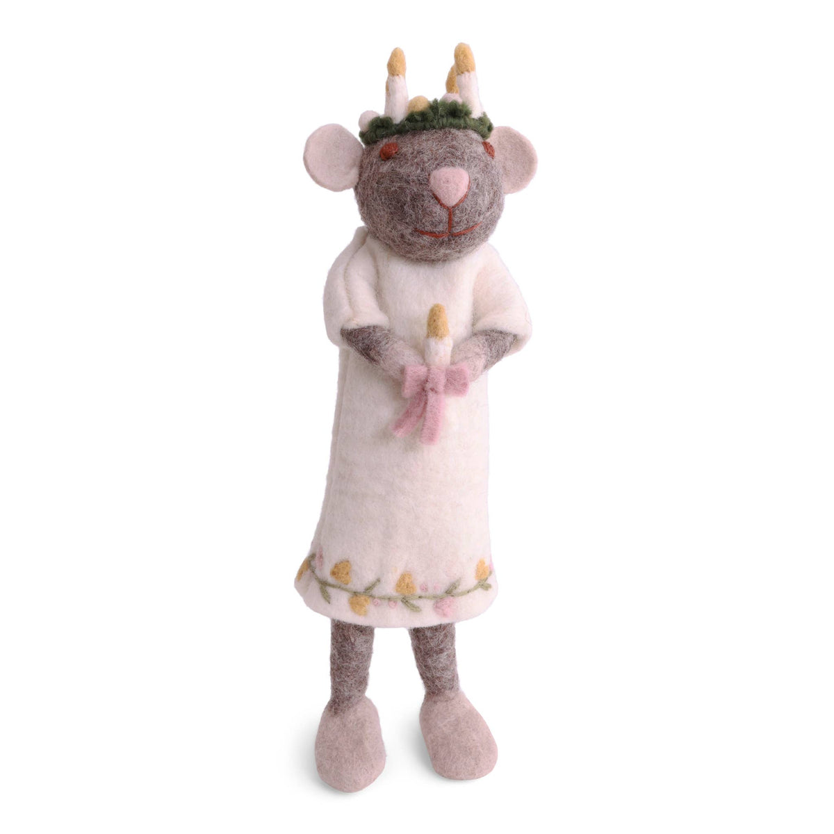 Medium Grey Girly Saint Lucia Mouse