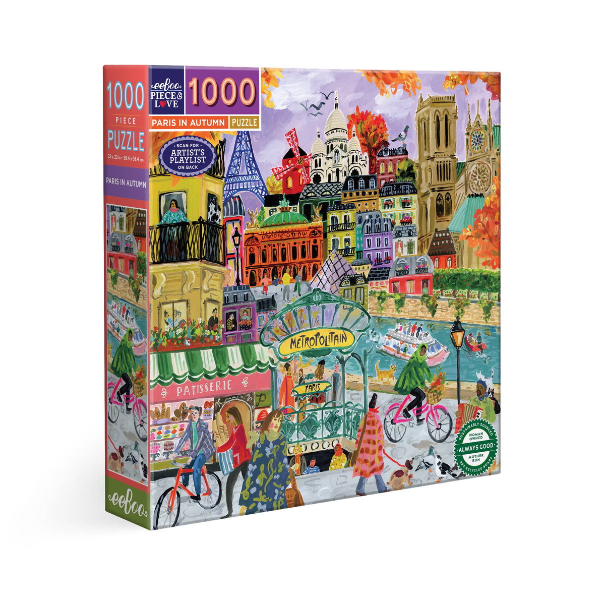 Paris in Autumn 1000 Piece Puzzle