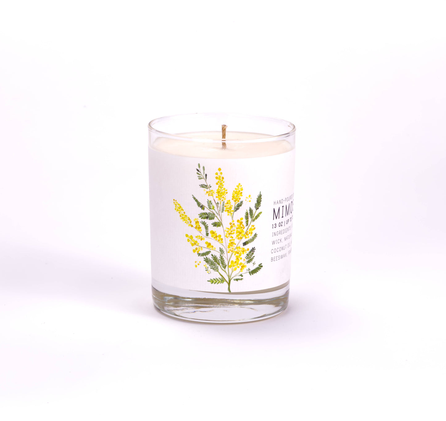 Mimosa - Large Glass Candle