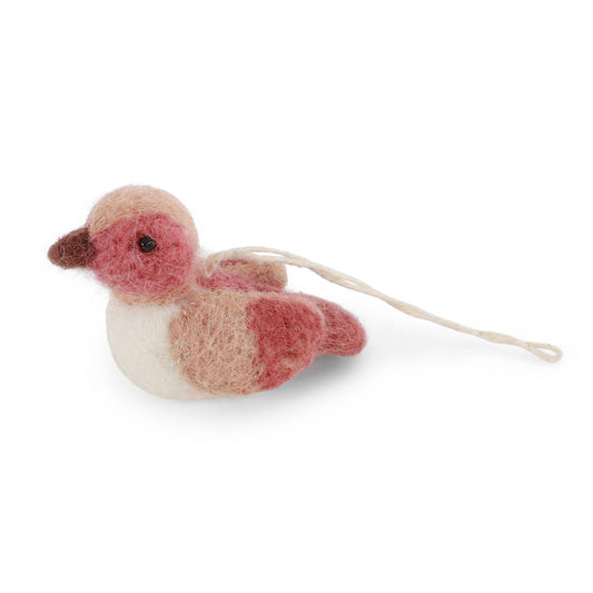 Mini Sparrow - Dusty Red/White