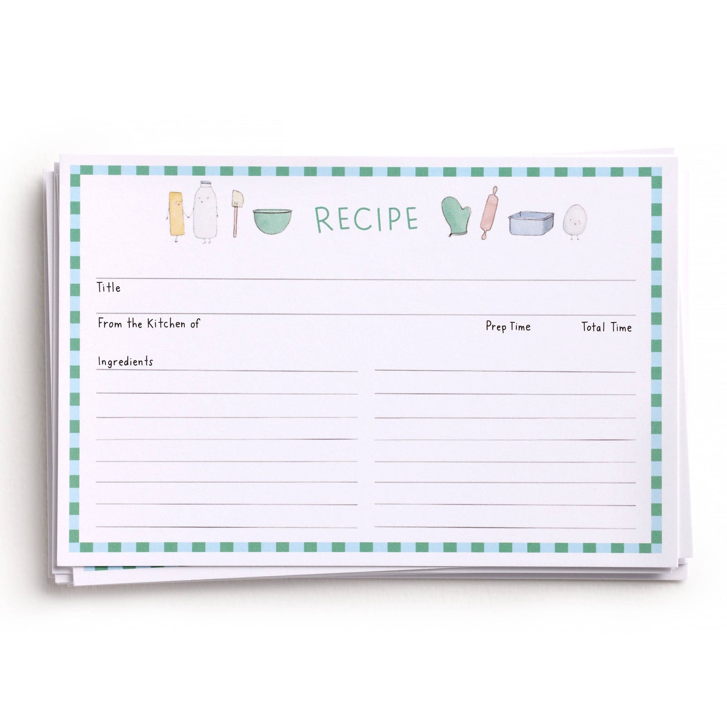 Dessert First Recipe Card Set