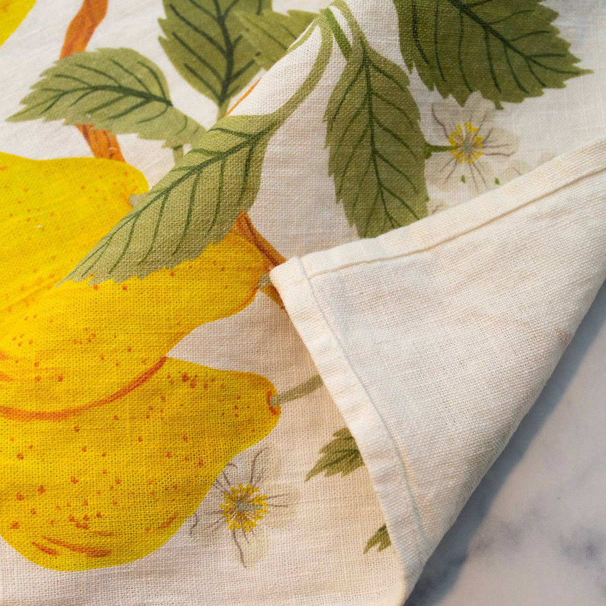 Pear Orchard | 100% Linen Tea Towel By Botanica