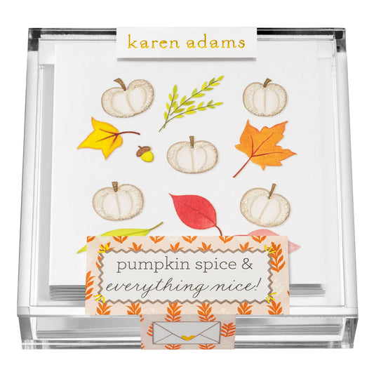 Pumpkin Spice Gift Enclosures: Box of 6