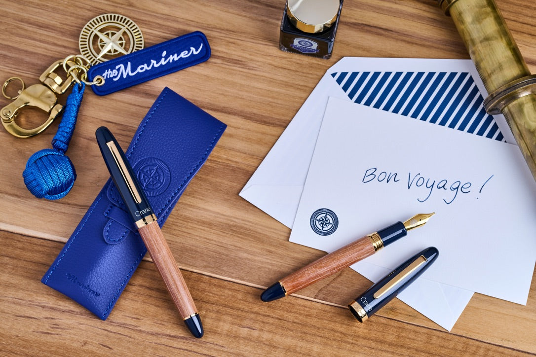 Esterbrook x Crane Mariner Teak Fountain Pen