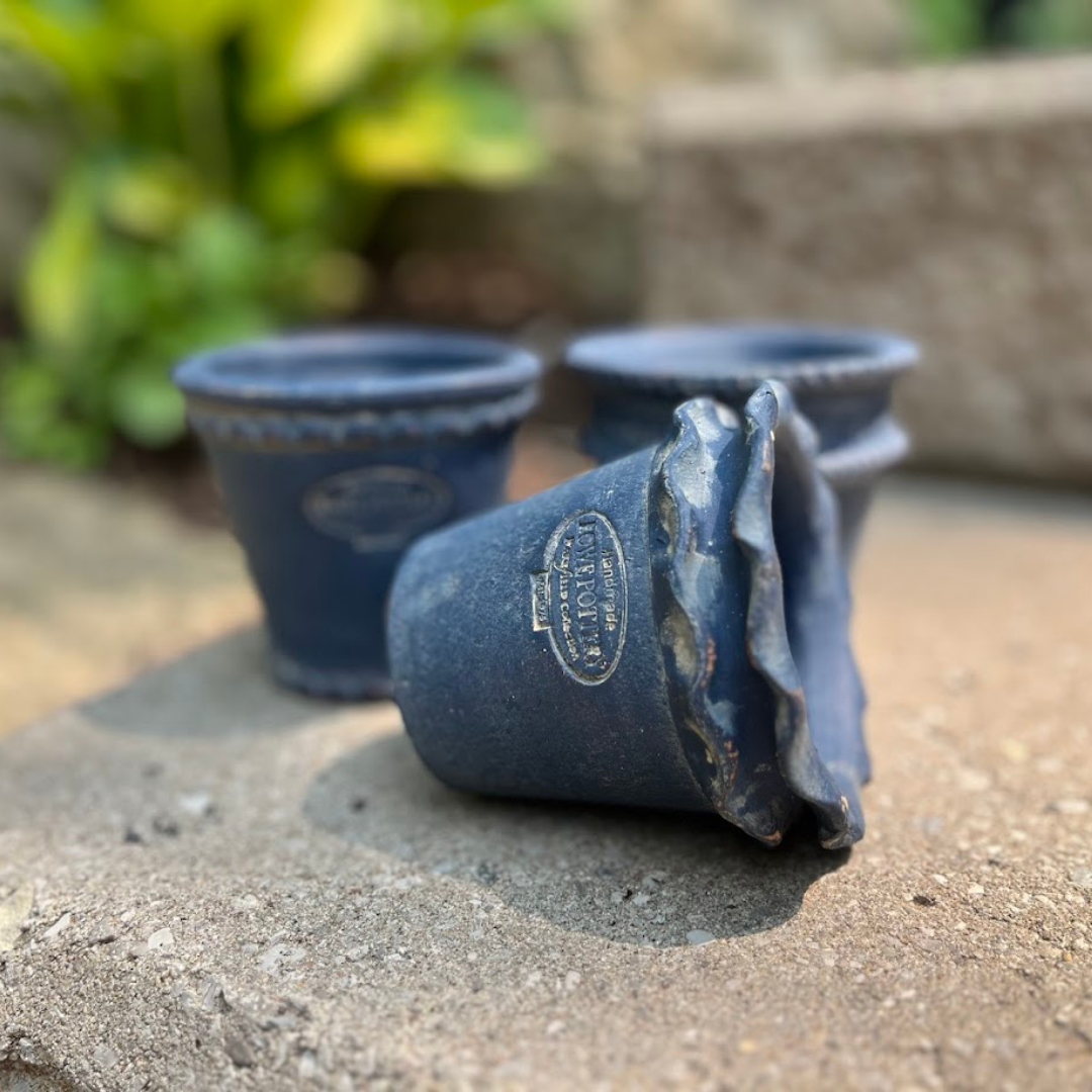 Mini Garden Pot- Wakefield Collection (Candle Blue)